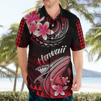 Hawaii Hawaiian Shirt Polynesian Shark with Kakau Red Version LT01 - Polynesian Pride