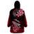 Hawaii Wearable Blanket Hoodie Polynesian Shark with Kakau Red Version LT01 - Polynesian Pride