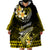 Hawaii Wearable Blanket Hoodie Polynesian Shark with Kakau Yellow Version LT01 - Polynesian Pride