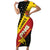 Custom PNG Short Sleeve Bodycon Dress The Kumuls Are On A Roll