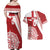 Custom Tonga Rugby Mate Maa Couples Matching Off Shoulder Maxi Dress and Hawaiian Shirt Ngatu Pattern