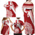 Custom Tonga Rugby Mate Maa Family Matching Off Shoulder Maxi Dress and Hawaiian Shirt Ngatu Pattern