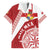 Custom Tonga Rugby Mate Maa Family Matching Off Shoulder Maxi Dress and Hawaiian Shirt Ngatu Pattern