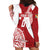 Custom Tonga Rugby Mate Maa Hoodie Dress Ngatu Pattern