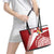 Tonga Rugby Mate Maa Leather Tote Bag Ngatu Pattern