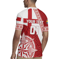 Custom Tonga Rugby Mate Maa Rugby Jersey Ngatu Pattern