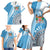 Custom Fiji Rugby Bati Family Matching Short Sleeve Bodycon Dress and Hawaiian Shirt Tapa Pattern