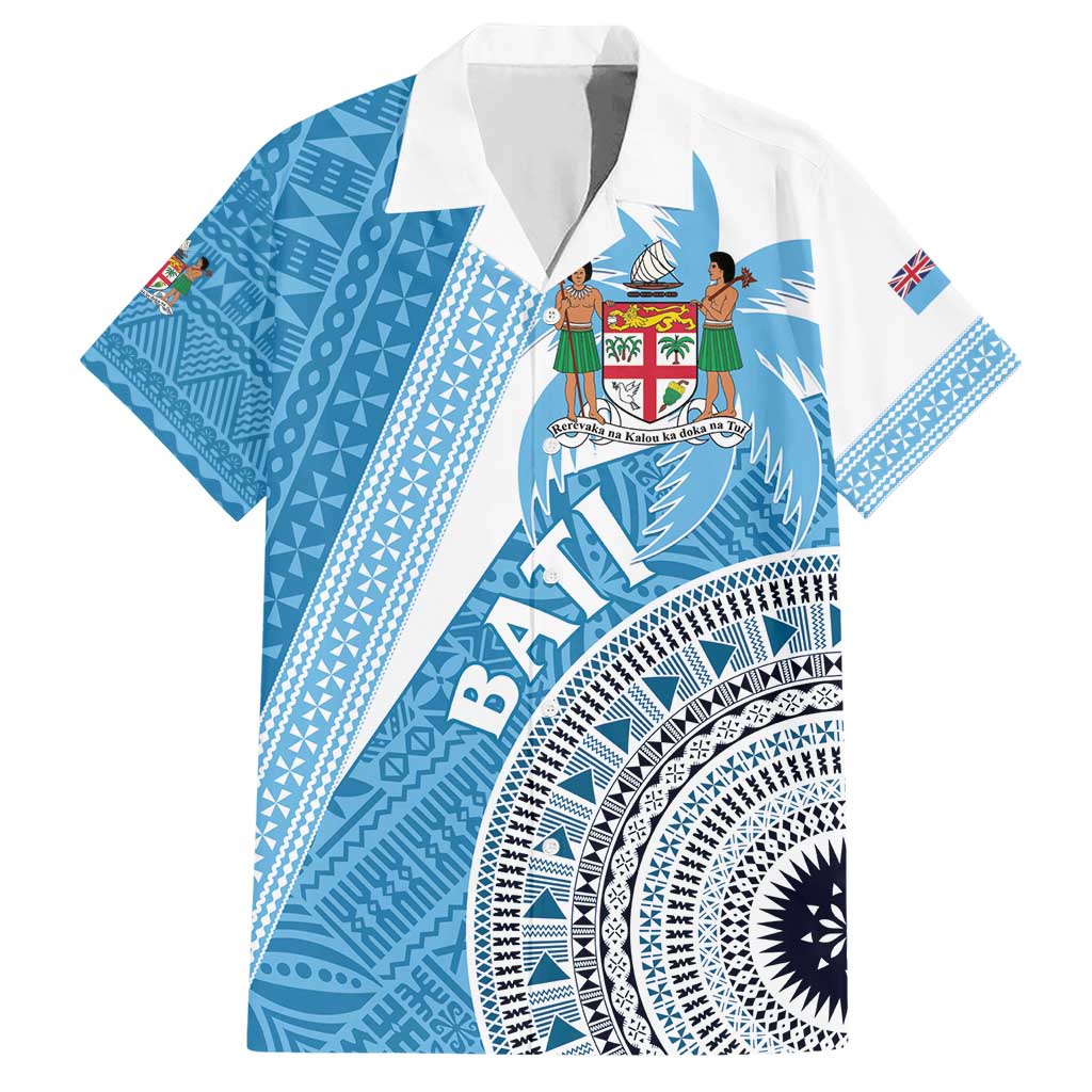 Custom Fiji Rugby Bati Hawaiian Shirt Tapa Pattern