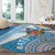 Fiji Rugby Bati Round Carpet Tapa Pattern