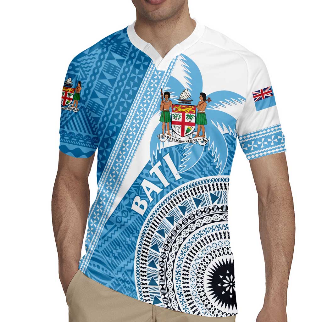 Custom Fiji Rugby Bati Rugby Jersey Tapa Pattern