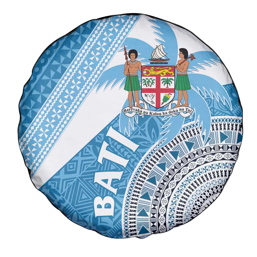 Fiji Rugby Bati Spare Tire Cover Tapa Pattern