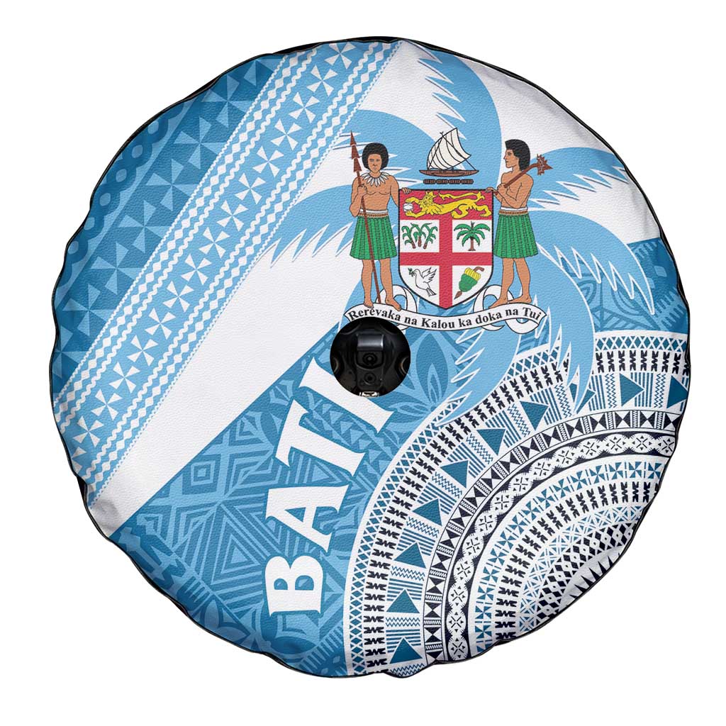 Fiji Rugby Bati Spare Tire Cover Tapa Pattern