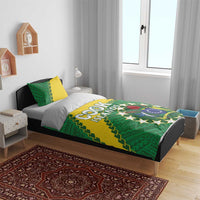 Cook Islands Rugby Kukis Bedding Set Circle Stars