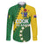 Custom Cook Islands Rugby Kukis Family Matching Puletasi and Hawaiian Shirt Circle Stars
