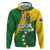 Custom Cook Islands Rugby Kukis Hoodie Circle Stars