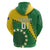 Custom Cook Islands Rugby Kukis Hoodie Circle Stars