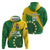 Custom Cook Islands Rugby Kukis Hoodie Circle Stars