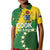 Custom Cook Islands Rugby Kukis Kid Polo Shirt Circle Stars