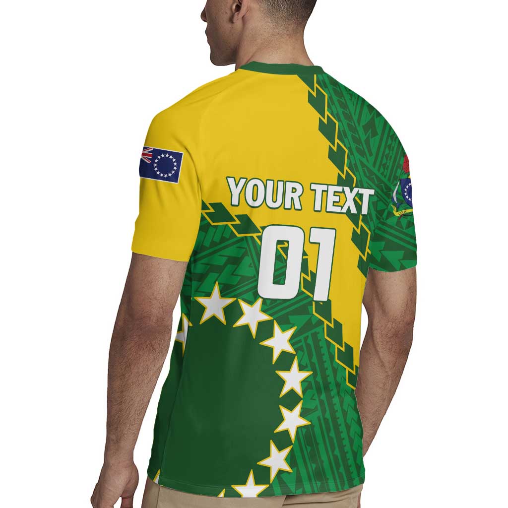 Custom Cook Islands Rugby Kukis Rugby Jersey Circle Stars