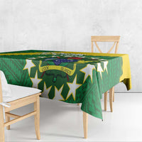 Cook Islands Rugby Kukis Tablecloth Circle Stars