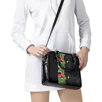Hawaiian Hibiscus Plumeria Shoulder Handbag Tropical Leaves