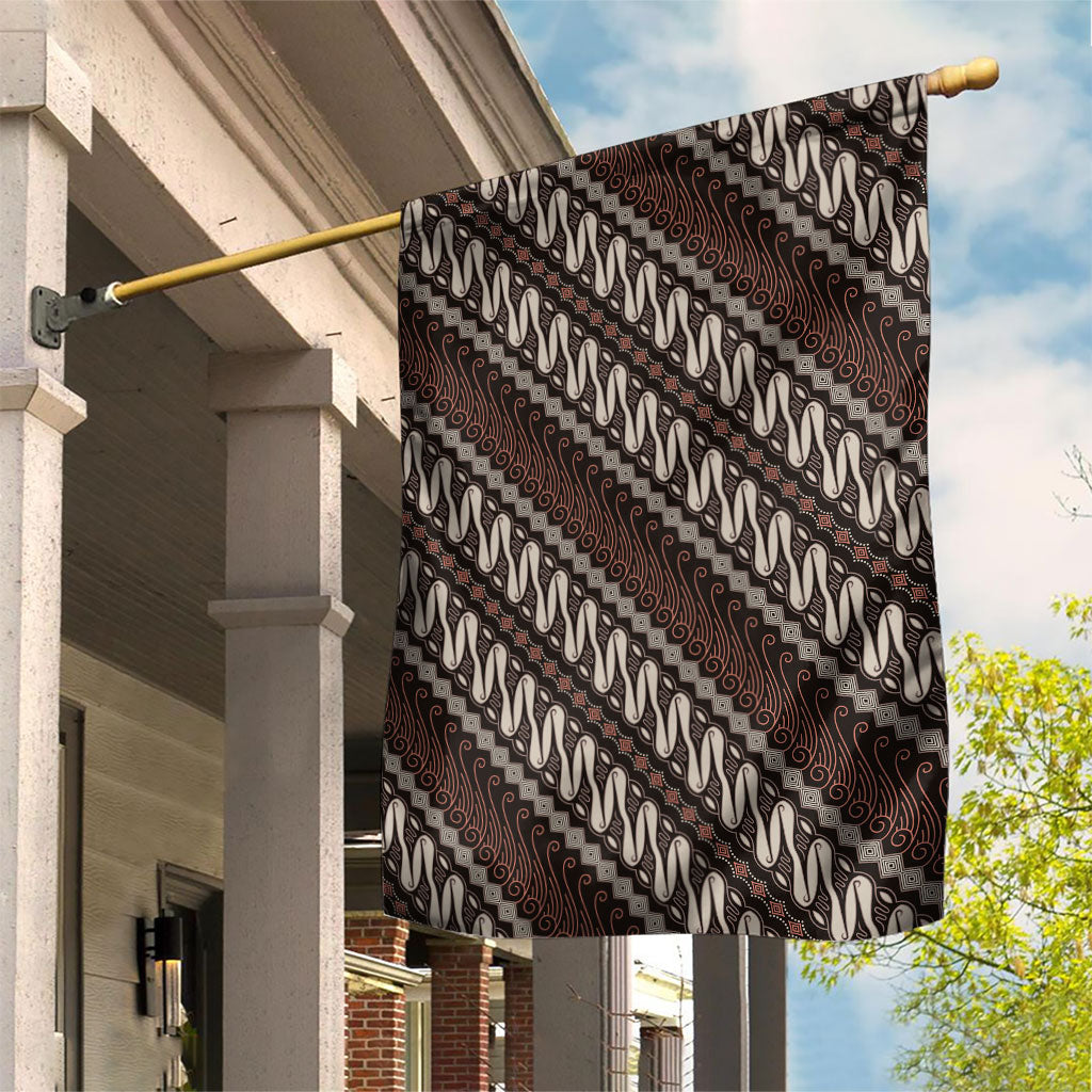Yogyakarta Parang Batik Motifs Garden Flag Indonesian Traditional Pattern