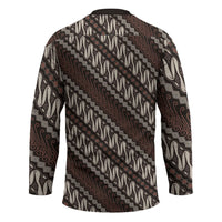 Yogyakarta Parang Batik Motifs Hockey Jersey Indonesian Traditional Pattern