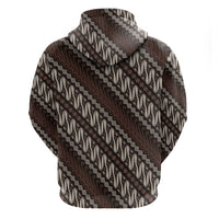 Yogyakarta Parang Batik Motifs Hoodie Indonesian Traditional Pattern