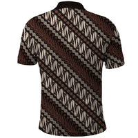 Yogyakarta Parang Batik Motifs Polo Shirt Indonesian Traditional Pattern
