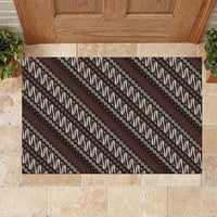Yogyakarta Parang Batik Motifs Rubber Doormat Indonesian Traditional Pattern