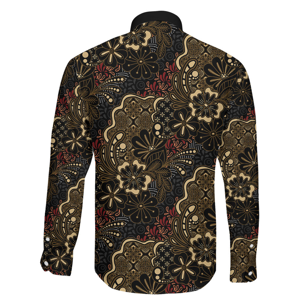 Batik Sekar Jagad Family Matching Tank Maxi Dress and Hawaiian Shirt Indonesian Traditional Pattern