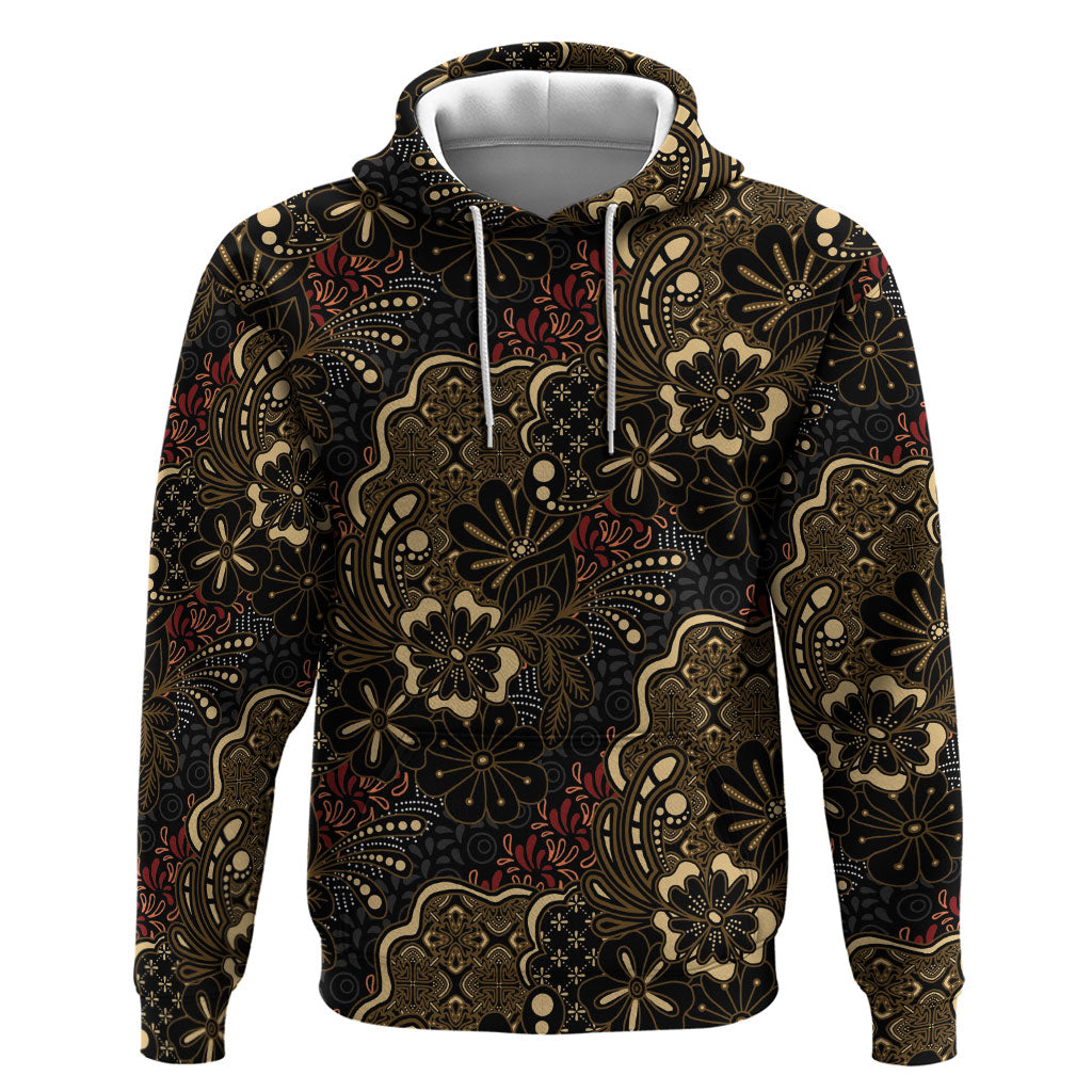 Batik Sekar Jagad Hoodie Indonesian Traditional Pattern