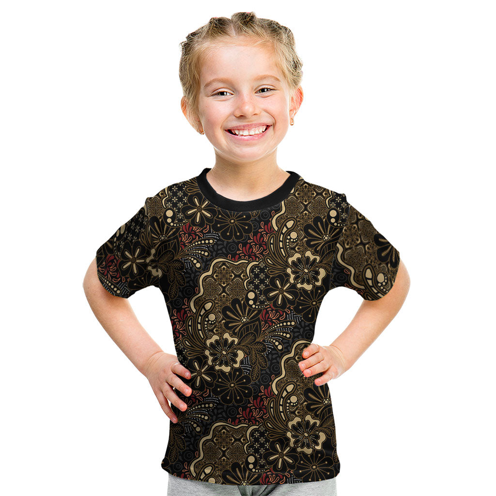 Batik Sekar Jagad Kid T Shirt Indonesian Traditional Pattern