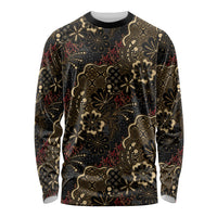 Batik Sekar Jagad Long Sleeve Shirt Indonesian Traditional Pattern