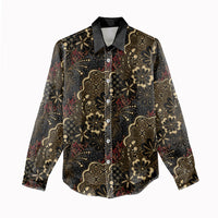 Batik Sekar Jagad Women Casual Shirt Indonesian Traditional Pattern
