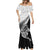 New Zealand Silver Fern Rugby Mermaid Dress Aotearoa Maori Black Version LT01 - Polynesian Pride