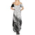 New Zealand Silver Fern Rugby Summer Maxi Dress Aotearoa Maori Black Version LT01 - Polynesian Pride