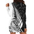 New Zealand Silver Fern Rugby Hoodie Dress Aotearoa Maori White Version LT01 - Polynesian Pride