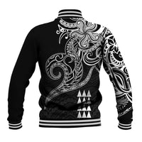 Hawaii Valentine Baseball Jacket Kakau Polynesian Heart LT01 - Polynesian Pride