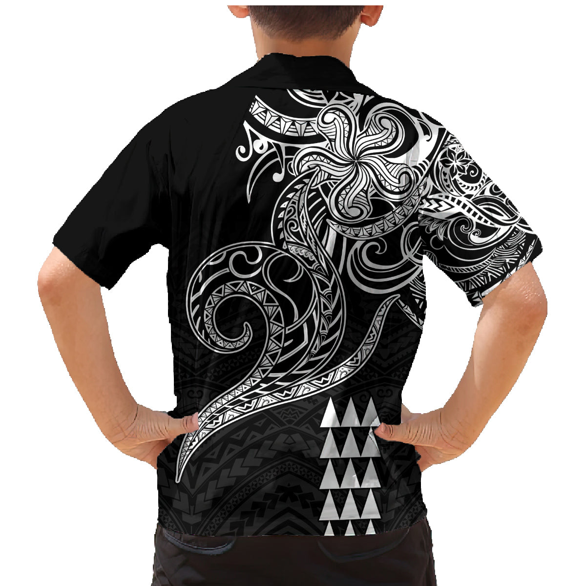 Hawaii Valentine Family Matching Mermaid Dress and Hawaiian Shirt Kakau Polynesian Heart LT01 - Polynesian Pride