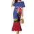 Personalised Haiti Le Marron Inconnu Family Matching Mermaid Dress and Hawaiian Shirt Dashiki Mix Polynesian Pattern