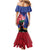 Personalised Haiti Le Marron Inconnu Family Matching Mermaid Dress and Hawaiian Shirt Dashiki Mix Polynesian Pattern