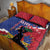 Haiti Le Marron Inconnu Quilt Bed Set Dashiki Mix Polynesian Pattern