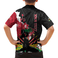 Personalised Ayiti Neg Marron Hawaiian Shirt Dashiki Mix Polynesian Pattern