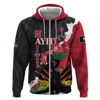 Personalised Ayiti Neg Marron Hoodie Dashiki Mix Polynesian Pattern