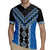 Blue Niho Taniwha Mix Poutama Rugby Jersey Unique Taniko Aotearoa