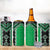 Green Niho Taniwha Mix Poutama 4 in 1 Can Cooler Tumbler Unique Taniko Aotearoa