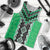 Green Niho Taniwha Mix Poutama Men Tank Top Unique Taniko Aotearoa