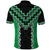 Green Niho Taniwha Mix Poutama Polo Shirt Unique Taniko Aotearoa