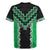 Green Niho Taniwha Mix Poutama Rugby Jersey Unique Taniko Aotearoa